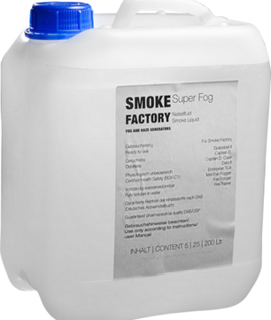 Smoke Factory SF-0202 Super Fog Fluid | 5L Standard Long-Lasting Fog Fluid for Effect Machines