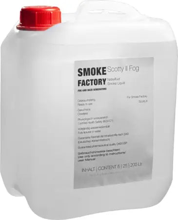 Smoke Factory SF-0223 Scotty Fog Fluid | 1L Compact High-Purity Fog Fluid for Scotty Machines