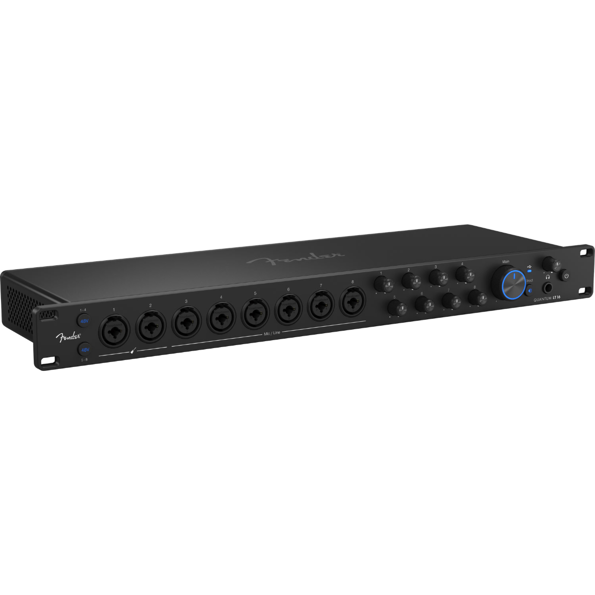 Fender Quantum LT 16 | 16x8 USB-C Audio Interface | 8 MAX-HD Mic Preamps