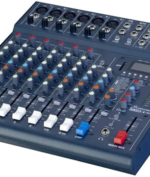 Studio Master Club XS8+ | 8-Channel Analog Mixer: DSP, Bluetooth & USB/SD Player