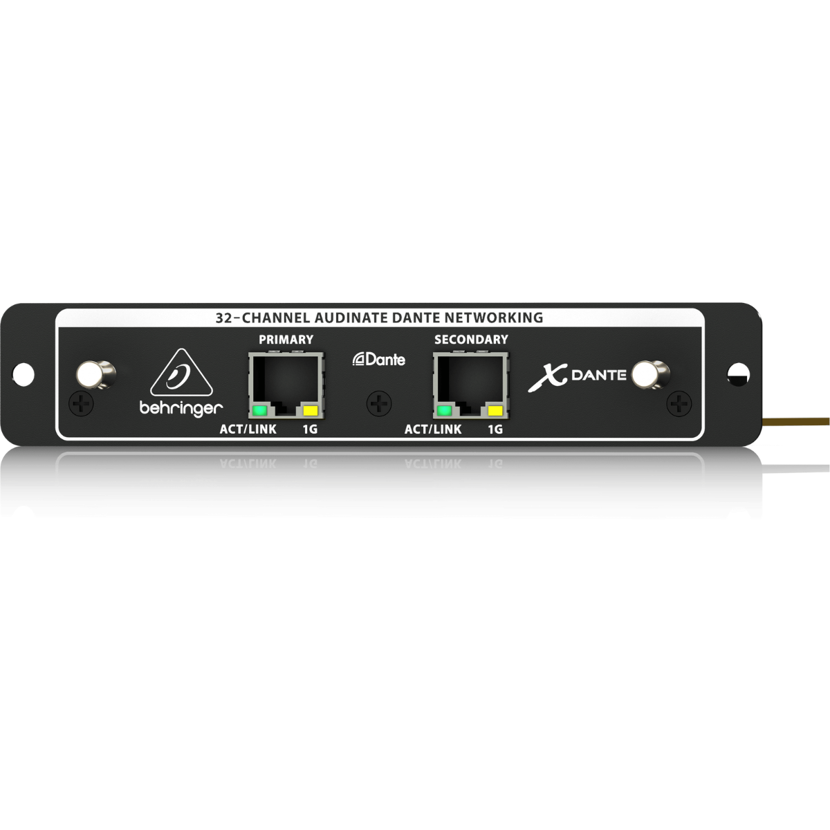 Behringer X-DANTE | 32x32 Dante Interface | Dual Ethernet Redundant Networking