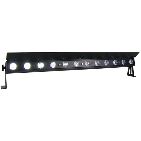 Event Lighting PIXBAR12H | 12x12W RGBWAU LED Pixel Bar | True1 Power with Barndoor