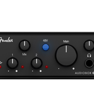 Fender AudioBox GO | 2x2 USB-C Audio Interface | Compact Mobile Recording