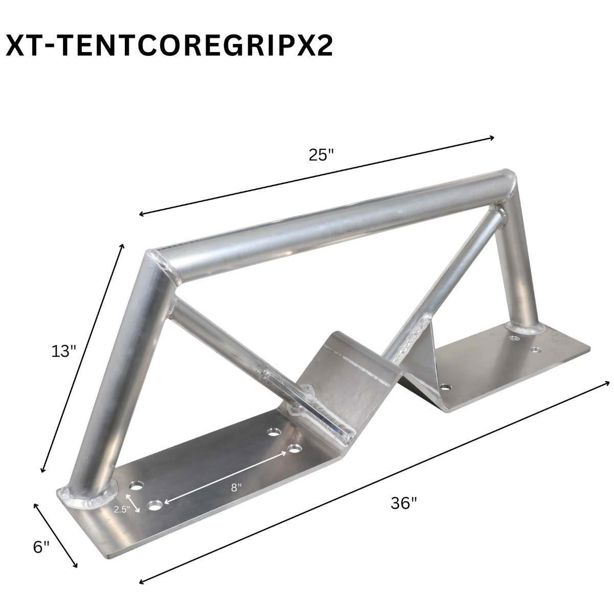 ProX XT-TENTCOREGRIPX2 | Pair of 8in Tent Pole Mounts | 150 lb Lighting Support Kit