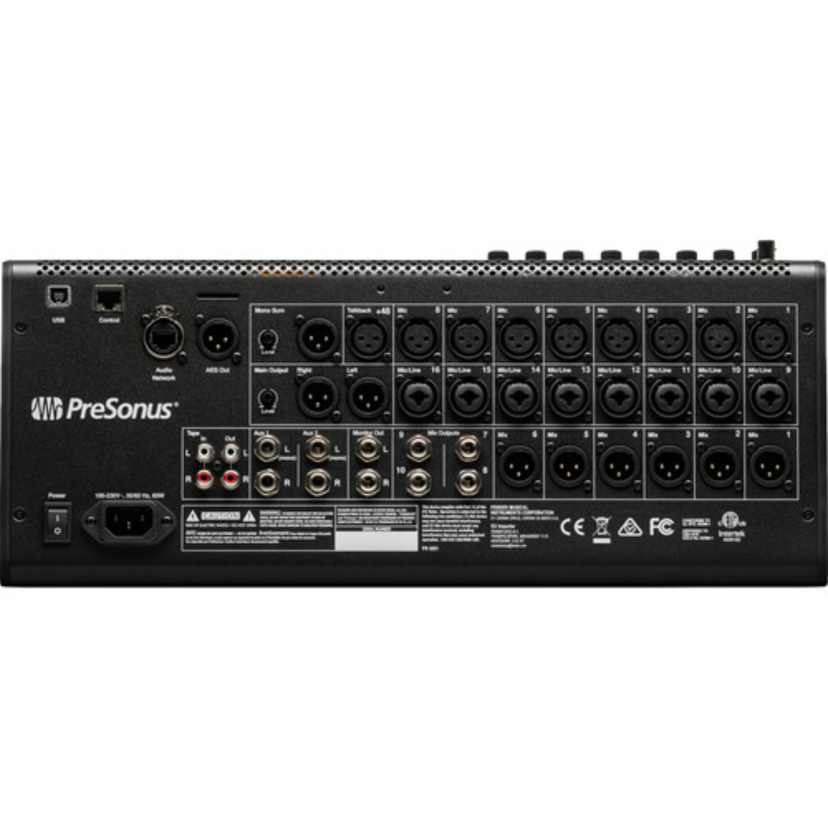 PreSonus StudioLive SE 16 | 16 XMAX Preamps and 17 Motorized Faders | Compact 40-Channel Digital Mixer with AVB and SD Recording