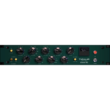 Tegeler Audio CREME RC | Remote Controllable Bus Compressor and EQ | Stereo Mastering Processor for Studio Use
