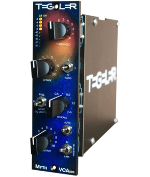 Tegeler MythVCA 500 | 500 Series VCA Compressor with Stepped Controls | Bus Glue and Track Compression