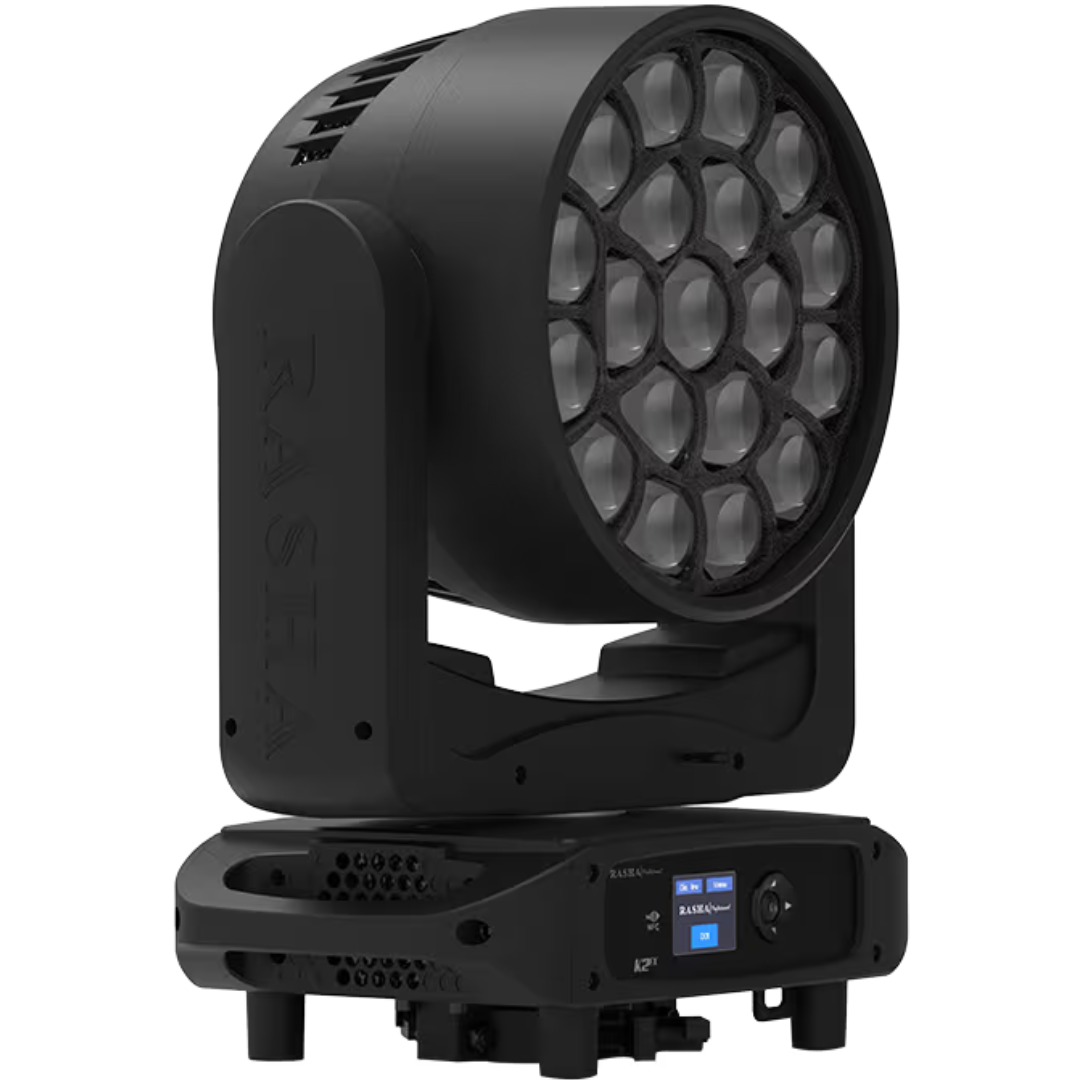 Rasha K2 FX | RGBW Wash with Aura FX Panel | 5°–55° Zoom + Infinite Pan/Tilt