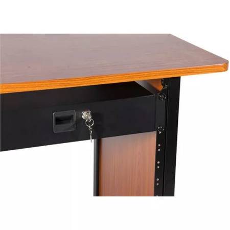 On-Stage RDLS2000 | 2U Locking Rack Drawer | Shallow Steel Storage for Rack Gear
