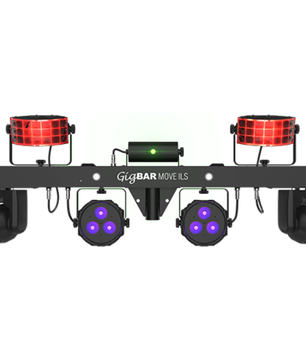 Chauvet DJ GigBAR Move ILS | 5-in-1 Lighting System with Moving Heads | ILS, RF, & Footswitch Control