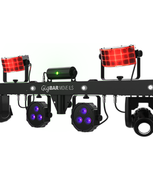 Chauvet DJ GigBAR Move ILS | 5-in-1 Lighting System with Moving Heads | ILS, RF, & Footswitch Control