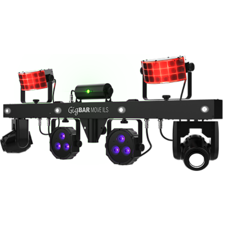 Chauvet DJ GigBAR Move ILS | 5-in-1 Lighting System with Moving Heads | ILS, RF, & Footswitch Control