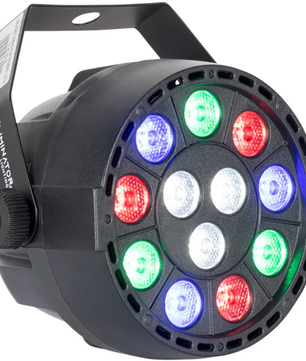 American DJ MINI PAR RGBW LED | 12x 1W RGBW LEDs | Compact 25-Degree LED Par