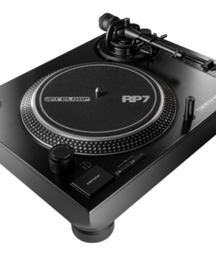 Reloop RP-7 | 7in Direct Drive DJ Turntable | High-Torque Motor & 3-Speed Support
