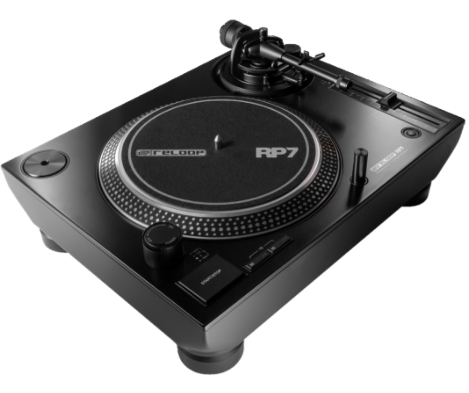 Reloop RP-7 | 7in Direct Drive DJ Turntable | High-Torque Motor & 3-Speed Support