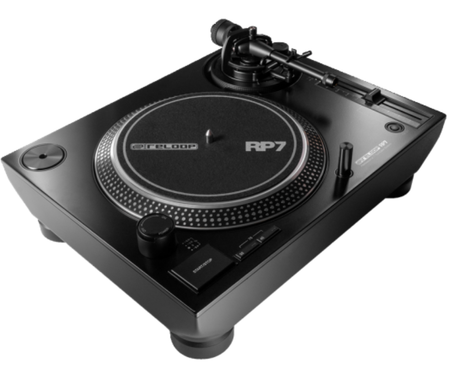 Reloop RP-7 | 7in Direct Drive DJ Turntable | High-Torque Motor & 3-Speed Support