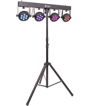 ColorKey PartyBar Mobile 500 EL | Wireless Battery Powered DJ Light Bar | All-in-One Wash System with Stand