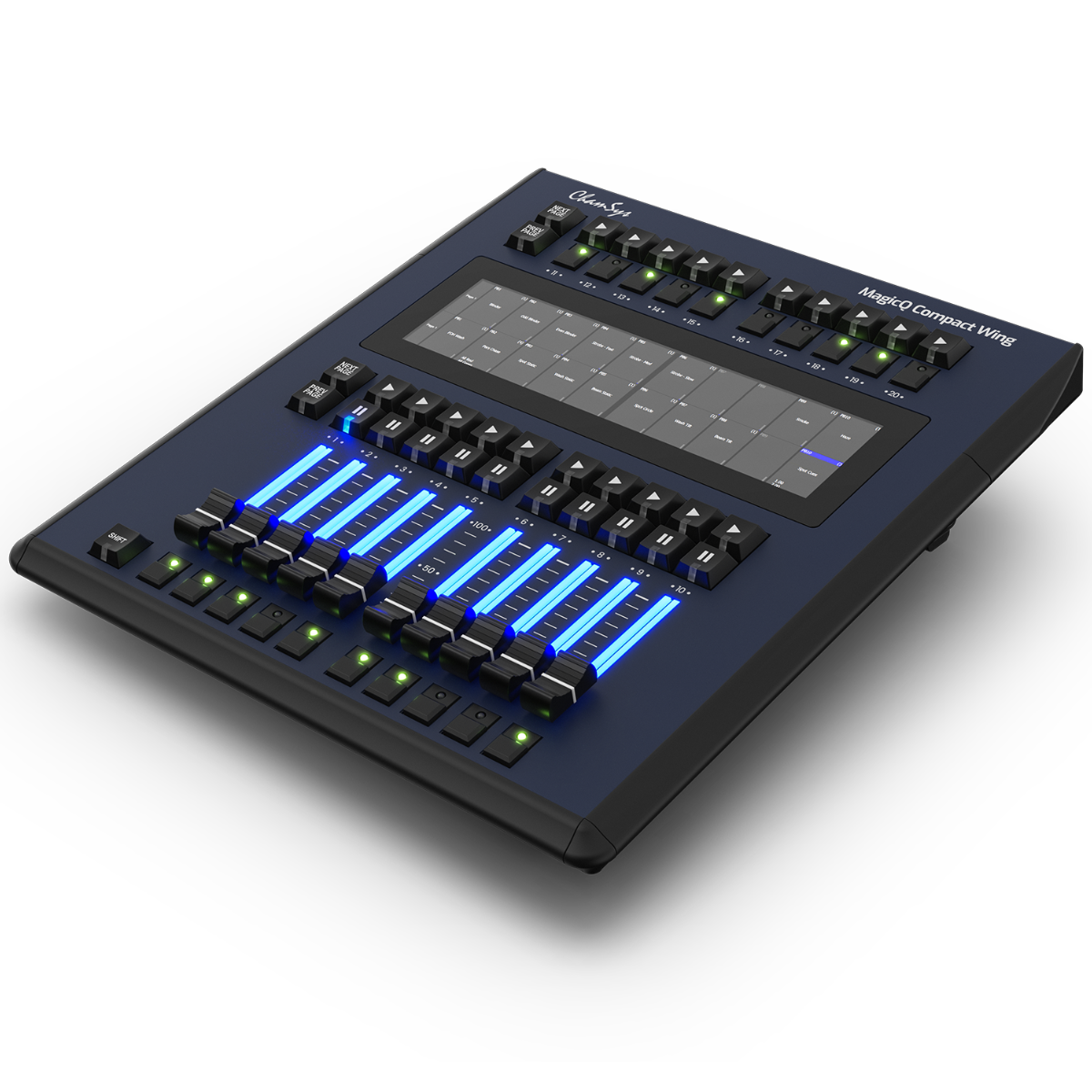 Chamsys MagicQ Compact Wing | 20 Playback Expansion Wing | Touchscreen Legending for MagicQ Systems