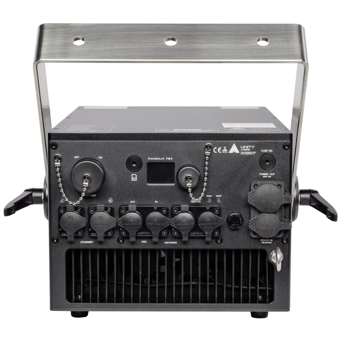 Pangolin Unity ELITE 30 PRO FB4 | 30W RGB Laser with IP65 Housing | FB4 DMX for Large Outdoor Shows