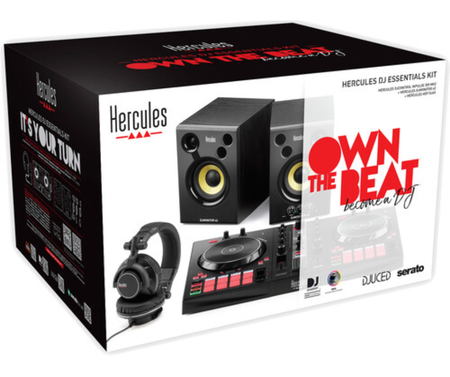Hercules DJ Essentials Kit | Inpulse 300 MK2, DJMonitor 42, HDP DJ60 | Complete DJ Starter Package