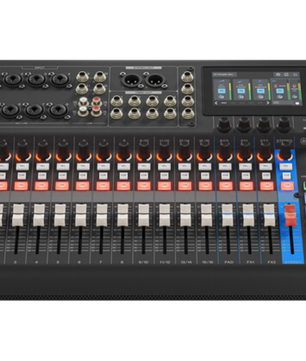Yamaha MGX16 B | 22-Channel Digital Mixer with Touchscreen, Bluetooth & Dual USB Interface – Black