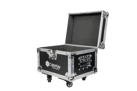 Color Key CKU-9030 | Road Case for 2 Dazzler FX Units | Caster Wheels & Padded Protection