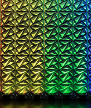ColorKey MobilePar Mini Hex 4 MKII 4-Pack | Wireless Battery-Powered Uplights | RGBAW+UV Wash Lights with Carrying Case