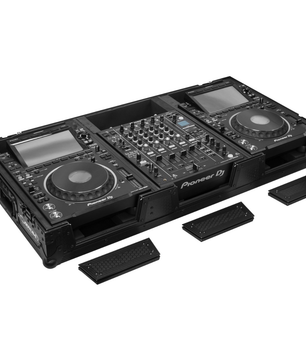 Odyssey 810158 | Industrial Board Case for 12″ DJ Mixer & 2 CDJ-3000 | Heavy-Duty Custom Fit