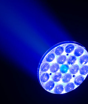 Eliminator Mega Par Z Wash | 19x15W RGBW LEDs + Zoom | 10°–60° Beam with Circle Control