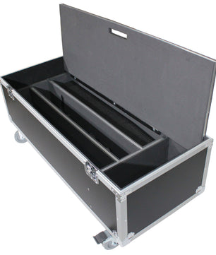 ProX XS-QSCKC12X2W | ATA Flight Case for 2x QSC KC12 | Holds Speakers and Subwoofers with Casters
