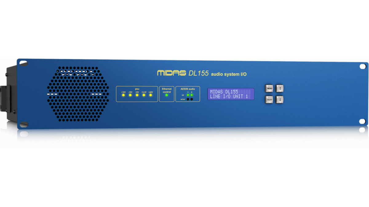 Midas MDS-DL155 | 16x16 AES3 Stage Box | 96kHz Remote I/O via CAT5