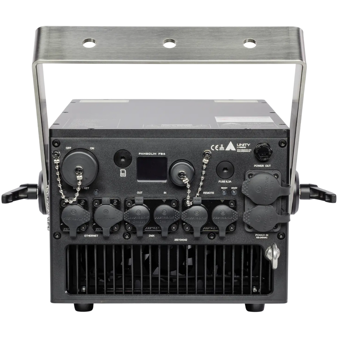 Pangolin Unity ELITE 20 PRO FB4 | 20W RGB Laser with IP65 Housing | FB4 DMX + QuickShow Control