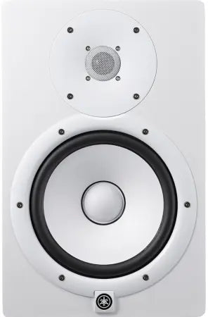 Yamaha HS8W | 8in Powered Studio Monitor - 120W | White Finish with Room Control & 38Hz Response