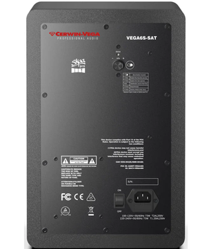 Cerwin Vega VEGA6SB-PR | 6in Studio Monitor Pair with DSP | Bluetooth, SKAA & SKAA Pro Wireless Audio