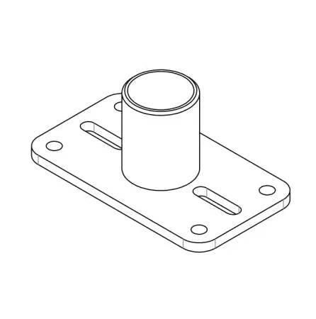 VOID Acoustics T75 - Pole Bracket - White