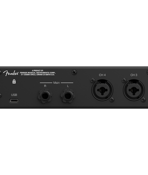 Fender Quantum LT 4 | 4x2 USB-C Interface | Dual 75dB MAX-HD Preamps with Loopback