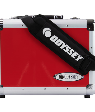 Odyssey KRP7RED | KROM Series Case for Reloop RP7 | Red Aluminum Carrying Case