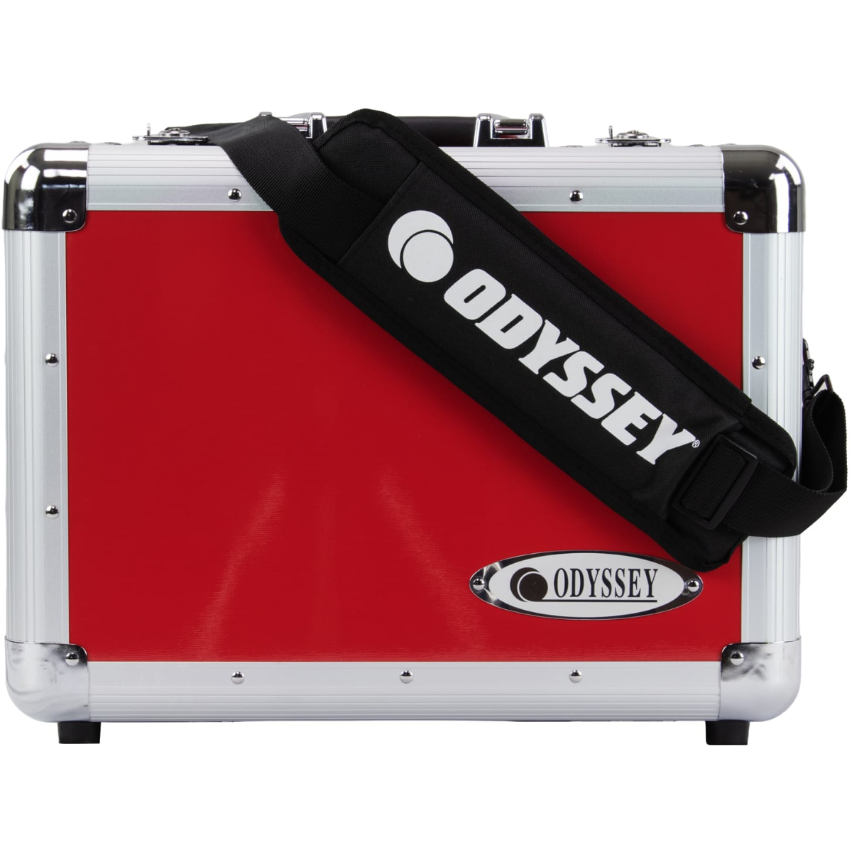 Odyssey KRP7RED | KROM Series Case for Reloop RP7 | Red Aluminum Carrying Case