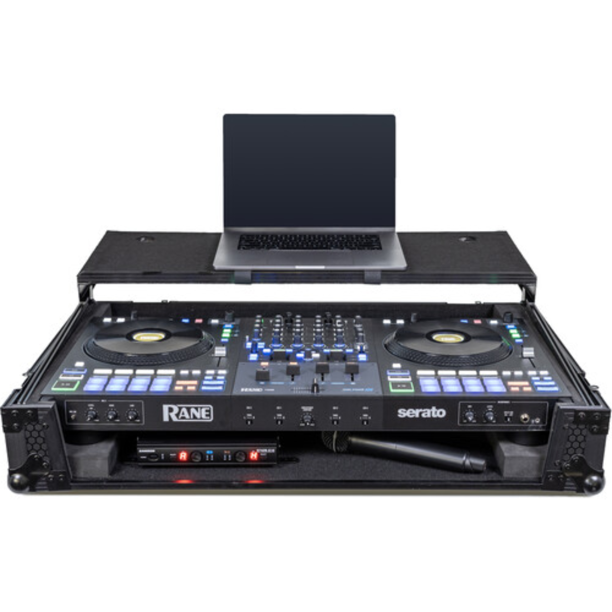 Headliner HL11006 | Flight Case for Rane Performer/Four | Laptop Platform with 4-Way Power