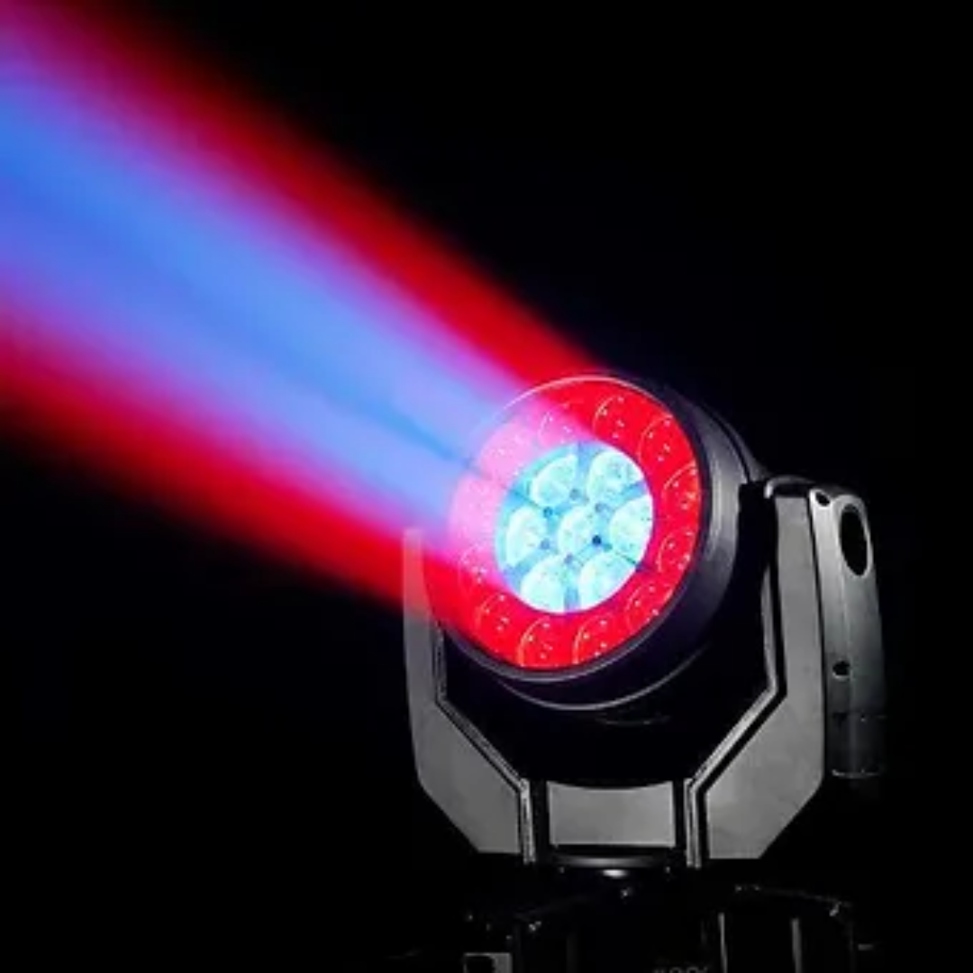 Crisp STELLA WASH 1940IP | 640W Outdoor RGBW Moving Head | IP65, Pixel Mapping & 360° Rotating Lens
