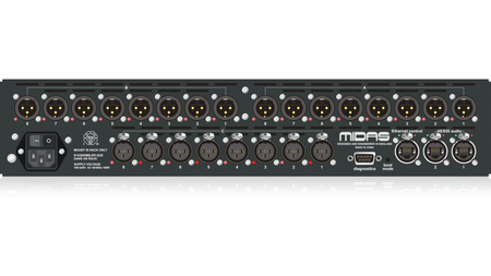 Midas MDS-DL154 | 8x16 Digital Stage Box | 48/96kHz Operation with Remote CAT5 Control