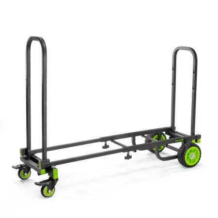 Gravity Stands CART M01B | 2.2–4.4ft Utility Cart - 330 lb Capacity | 8-in-1 Folding Trolley with PU Wheels