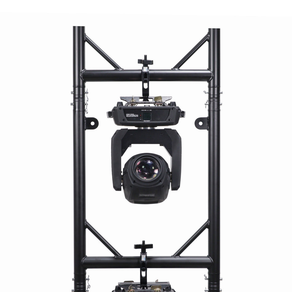 ProX XT-GRU-PKGX3BLK | Modular 3X Rapid U Grid Lighting System | Rolling Baseplate with Black Finish