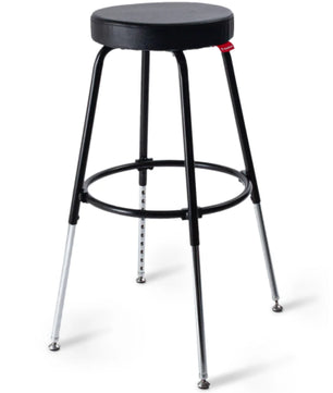 Wavebone Comet Stage Stool | Height-Adjustable Guitar Stool | Thick Foam Seat & Footrest Ring