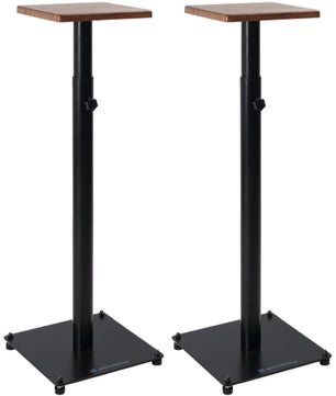 Wavebone Grand Speaker Stand Wood | Adjustable Studio Monitor Stand | Heavy Duty Wood Design