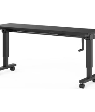 Wavebone Hover Keyboard Stand 1400 Black | Height Adjustable Workstation | Hand Crank Studio Desk