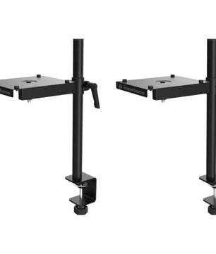 Wavebone Speaker Stand | Clamp On Desktop Monitor Stand | 360 Degree Adjustable Positioning