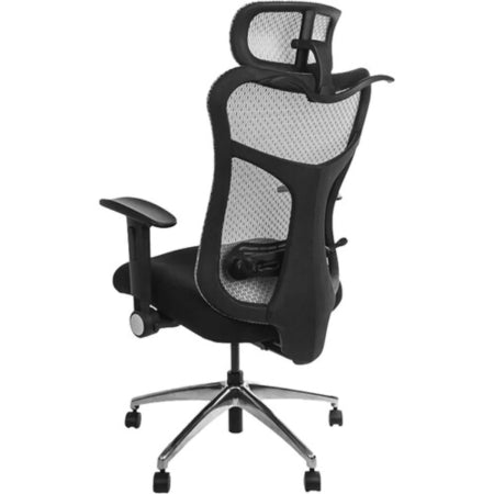 Wavebone WB-VK-F-B-3 | Viking Studio Chair Foam Seat Black | Foldable Arms & Lumbar Support