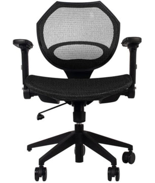 Wavebone Voyager I Studio Chair Mesh | Compact Ergonomic Studio Chair | Foldable Arms & Breathable Mesh