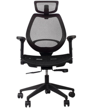 Wavebone Voyager II Studio Chair Mesh | Ergonomic High-Back Studio Chair | Foldable Arms & Breathable Mesh